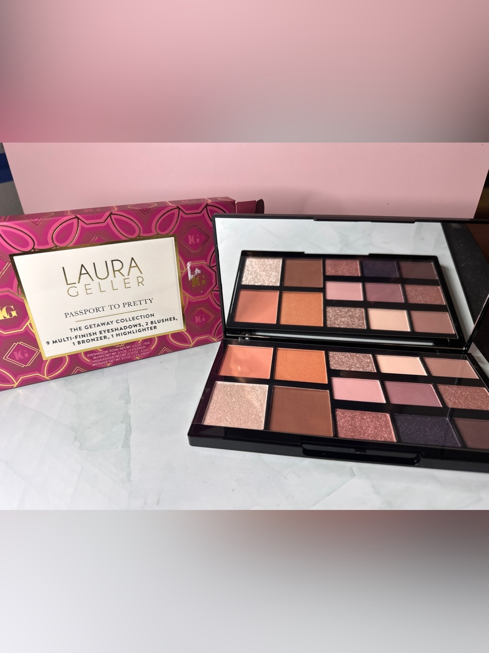 Laura Geller Pink, Peach & Rose Eyeshadow and Blush Palette